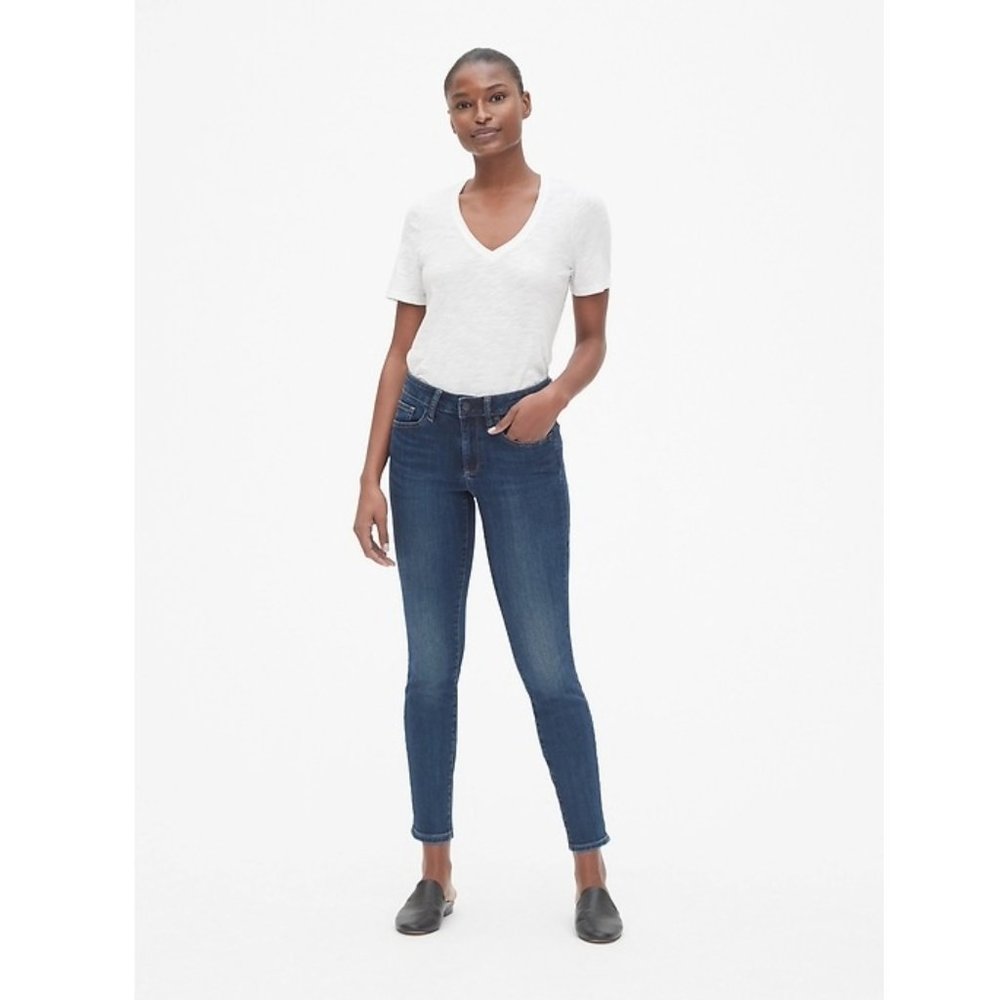 Gap Curvy True Skinny Mid Rise jeans 32 / 14